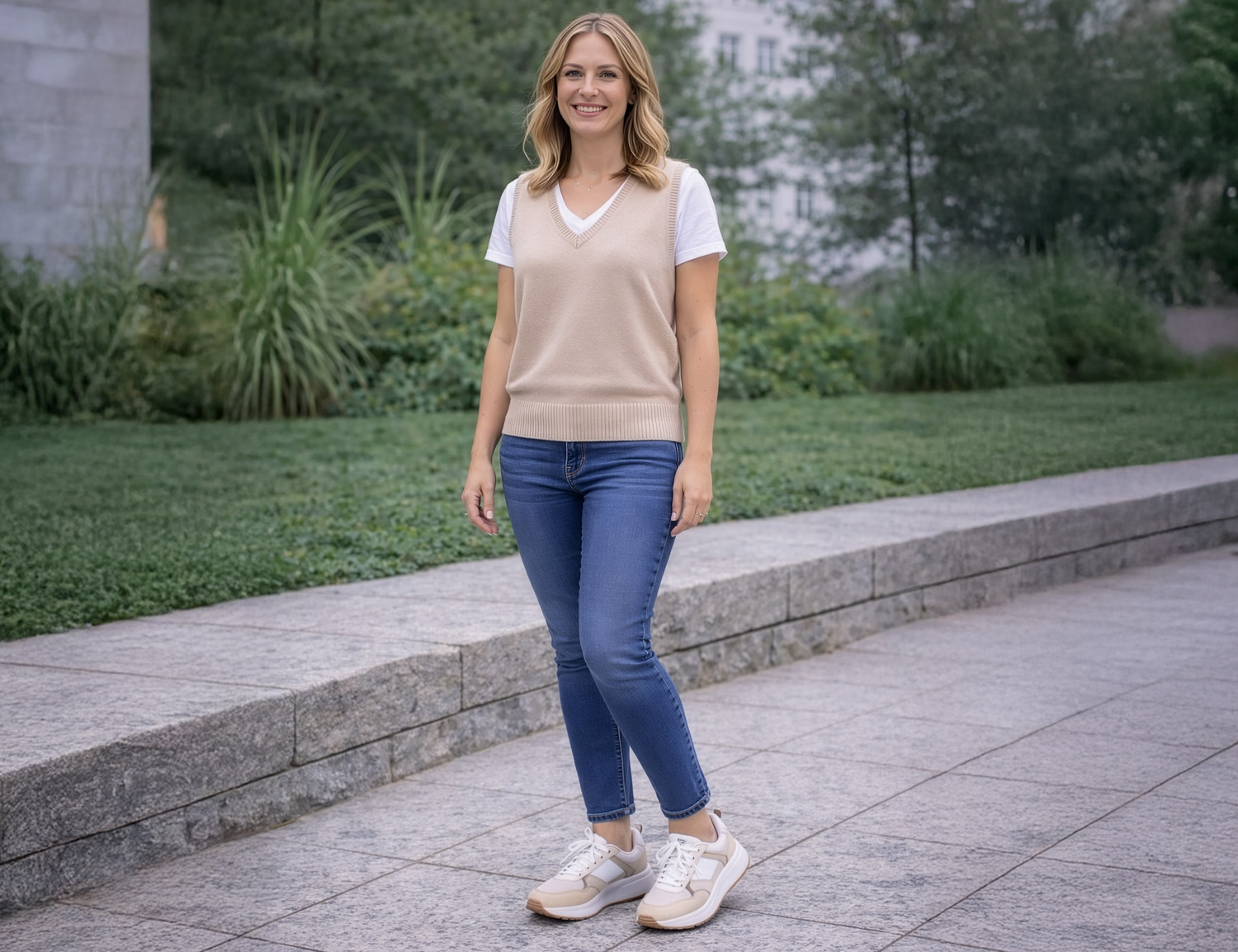 Alegra beige-white